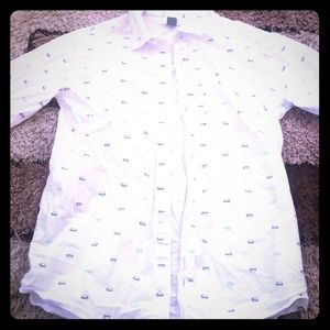 Long sleeve gap collard shirt